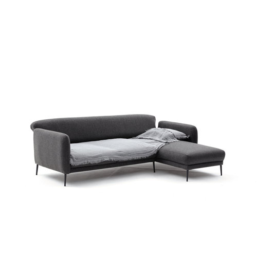 Corrigan Studio® Kionia Deluxe Wide Upholstered Chaise Sectional